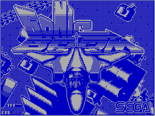 Sonic Boom title screen for ZX Spectrum